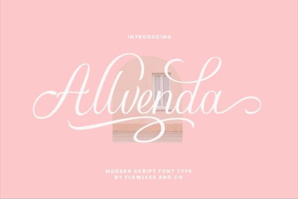 Alvenda: A Delicate Script Font for Modern Web Design
