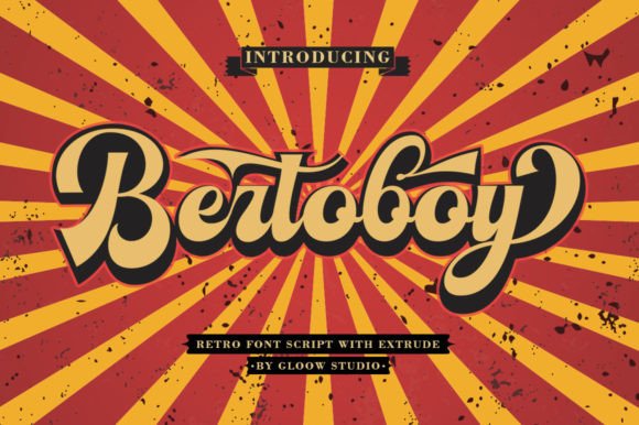 Bertoboy: The Retro Script Font for Bold Branding