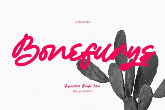 Bonefurys Font: The Modern Script for Small Business Branding