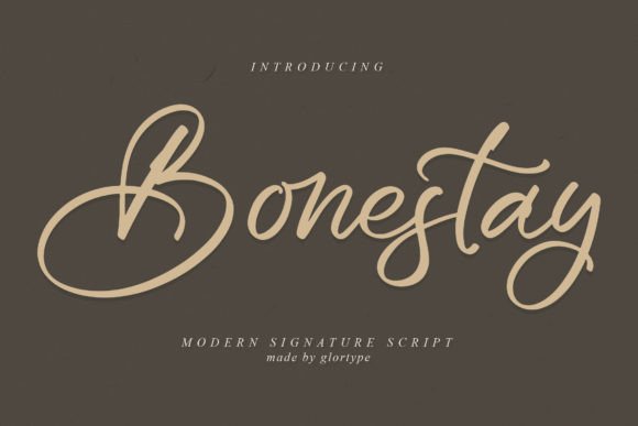 Bonestay Font Review: A Modern Signature Script for Branding