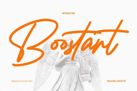 Boostart: A Modern Script Font for Bold Branding