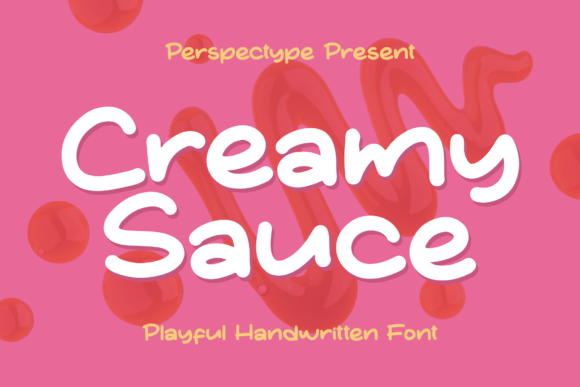 Creamy Sauce Font: Elevating Web Design with Playful Script