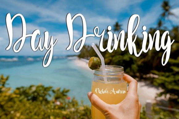 Day Drinking Font Review: A Bouncy Script for Modern Brands