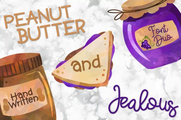 Designing with Peanut Butter and Jealous Duo Typeface