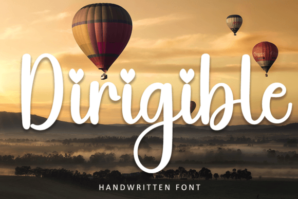 Dirigible: A Modern Script Font for Digital Branding