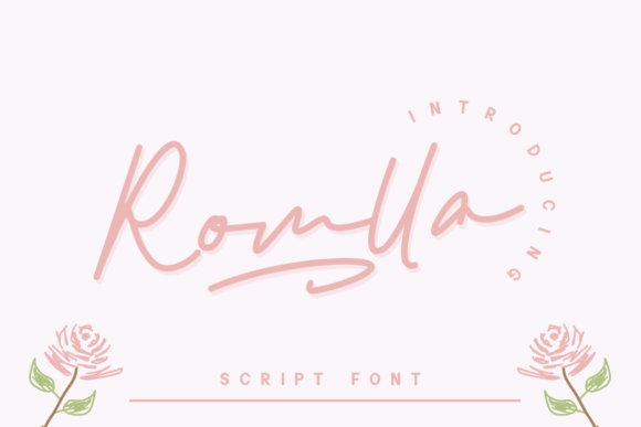 Elevate Editorial Design with the Romlla Script Font