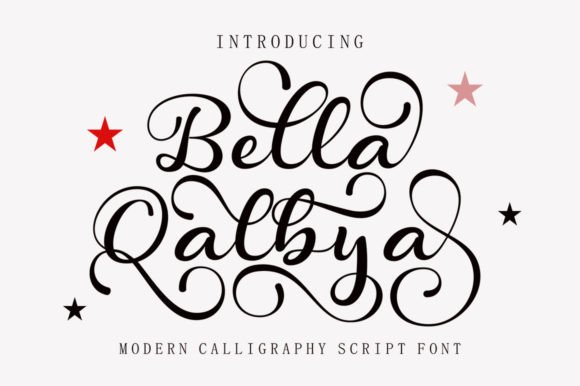 Elevate Your Crafts with Bella Qalbiya Script Font