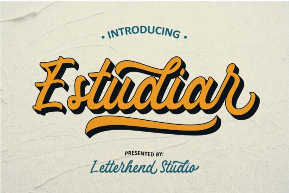 Estudiar Font: A Modern Typeface for Small Business Branding