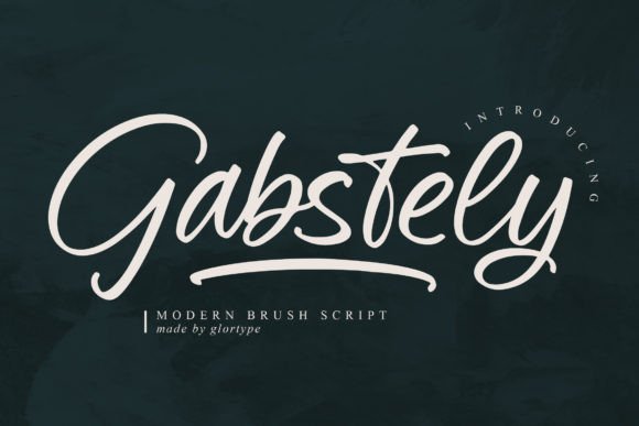 Gabstely: A Modern Script Handwritten Font for Branding