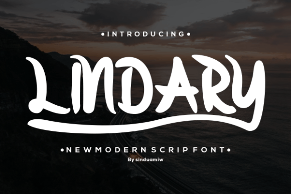 Lindary Font Review: Elevating Campaign Visuals with Script Handwritten Style