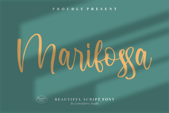 Marifossa Script Font for Handmade Brands