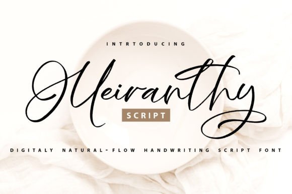 Meiranthy: The Script Font for Modern Branding