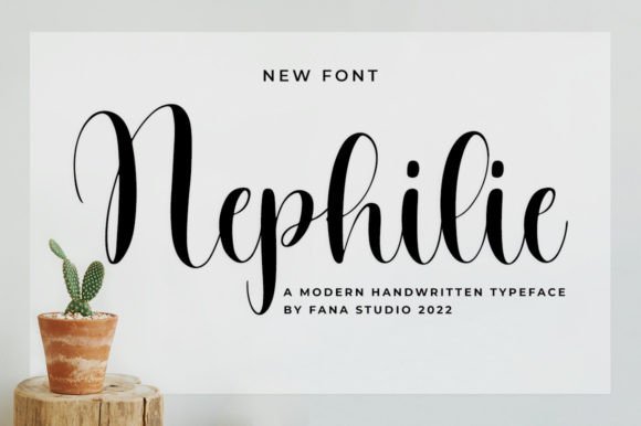 Nephilie Font: Elevate Your Campaigns with Elegant Script