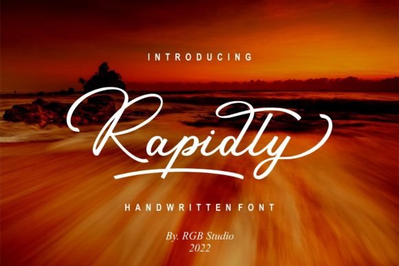 Rapidly: The Stylish Signature Script for Scroll-Stopping Visuals