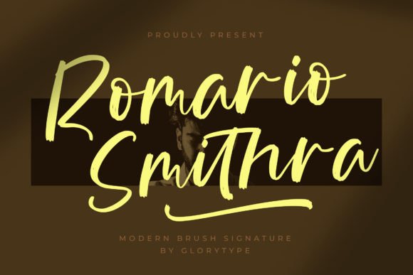 Romario Smithra: A Modern Brush Font for Web Design