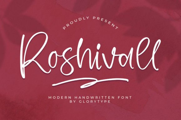 Roshivall: The Modern Handwritten Font for Bold Campaigns