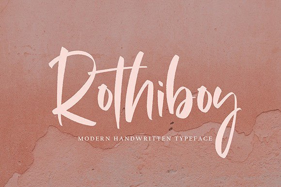 Rothhiboy: A Modern Script Font for Bold Branding