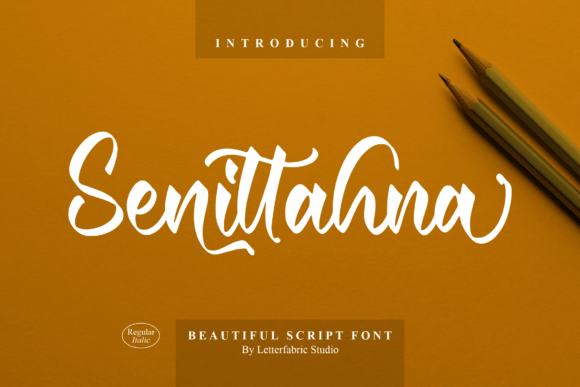 Senittahna: The Script Font That Elevates Small Business Branding