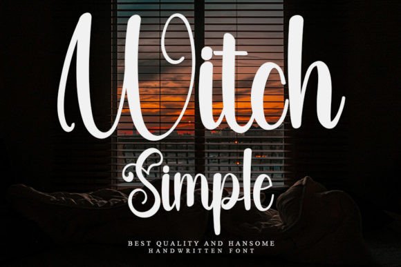 Simple Witch: The Elegant Script Font for Modern Branding