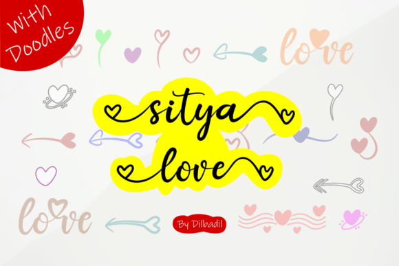 Sitya Love Font: The Romantic Script for Campaigns