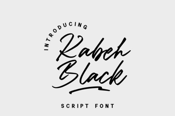 Using Kabeh Black for Modern Script Branding Projects