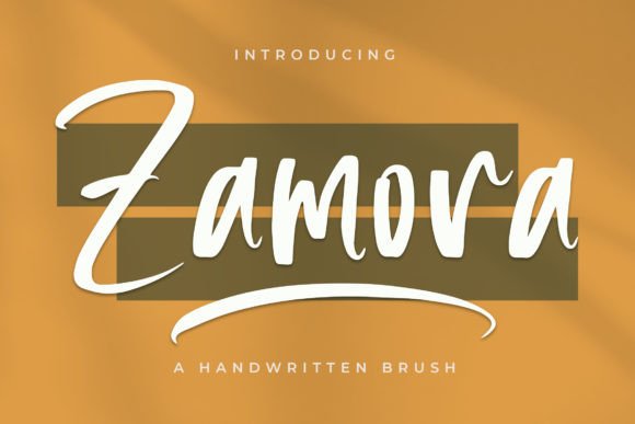 Zamora: The Perfect Handwritten Brush Font for Makers